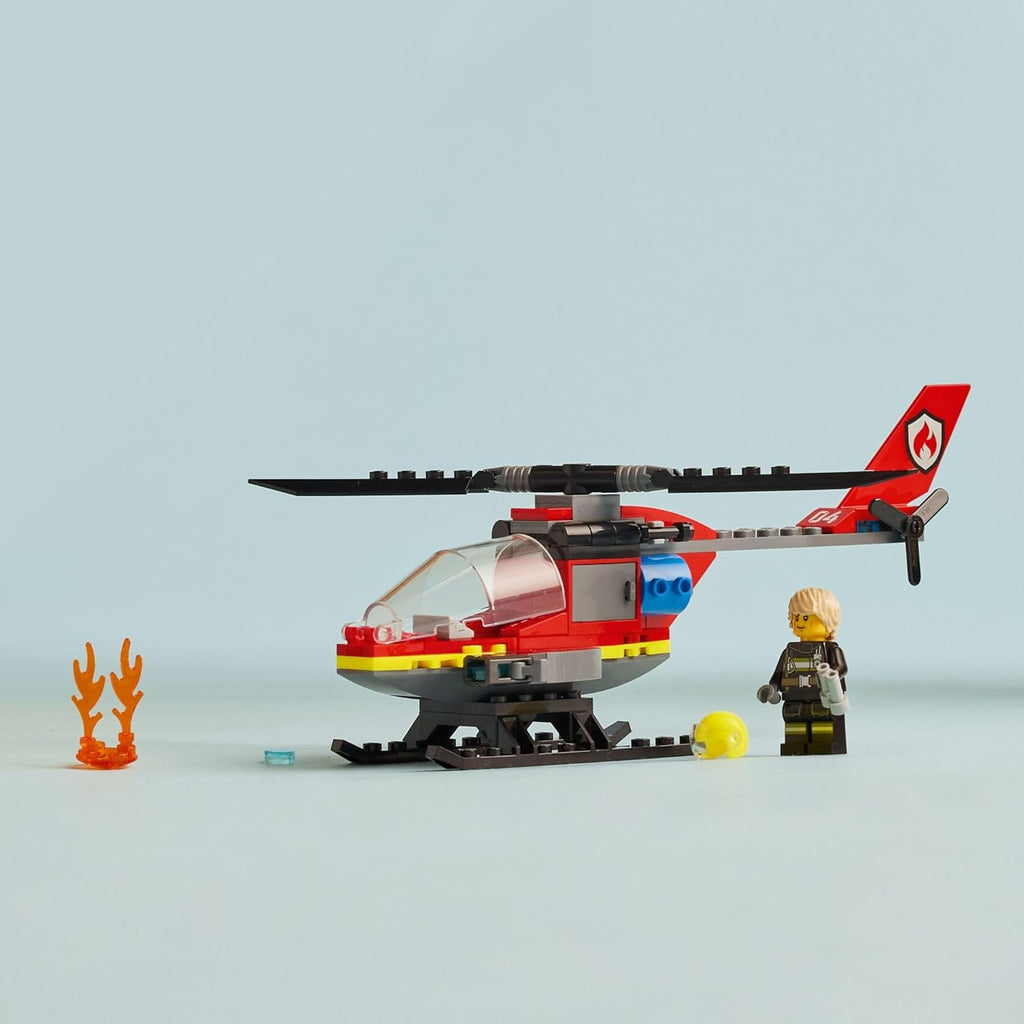 LEGO City Fire Rescue Helicopter Building
