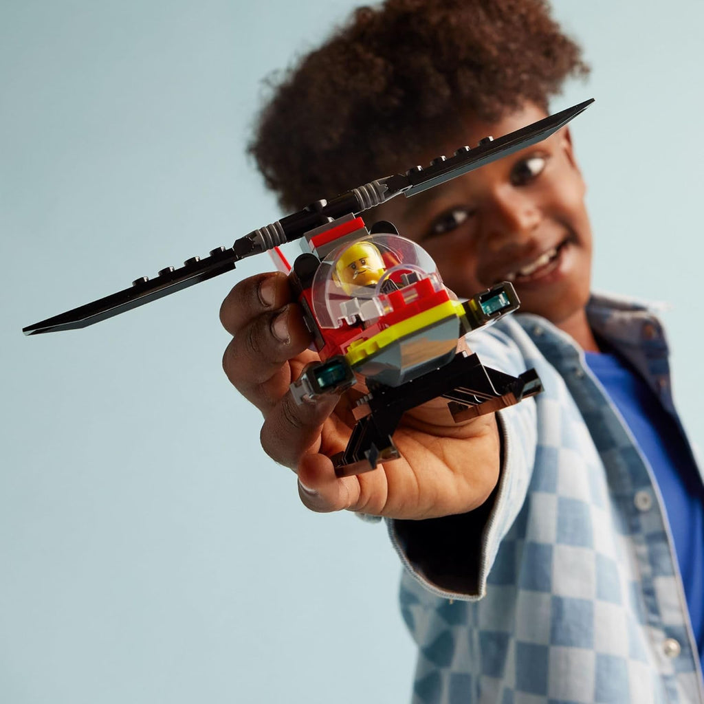 LEGO City Fire Rescue Helicopter Building