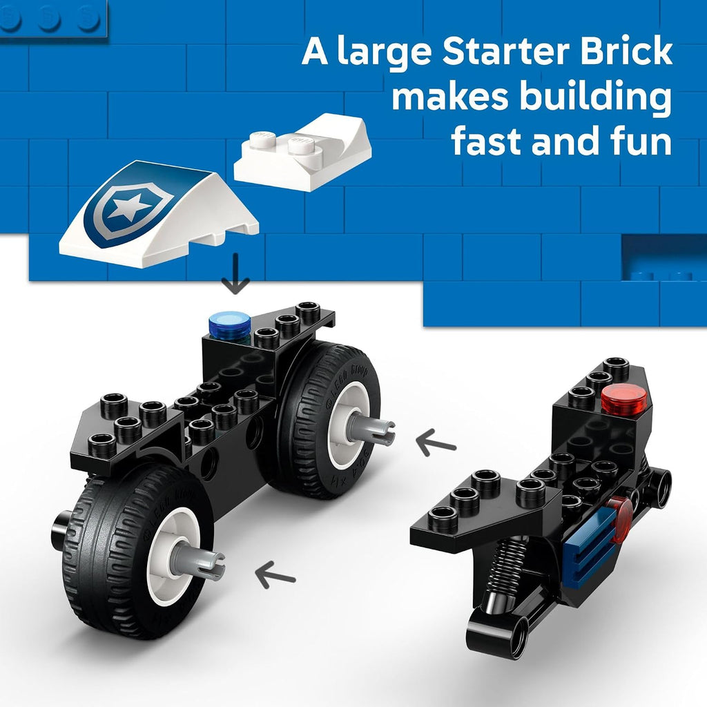 LEGO City Police Motorcycle Chase Building