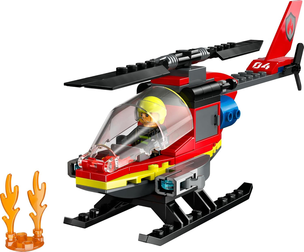 LEGO City Fire Rescue Helicopter Building