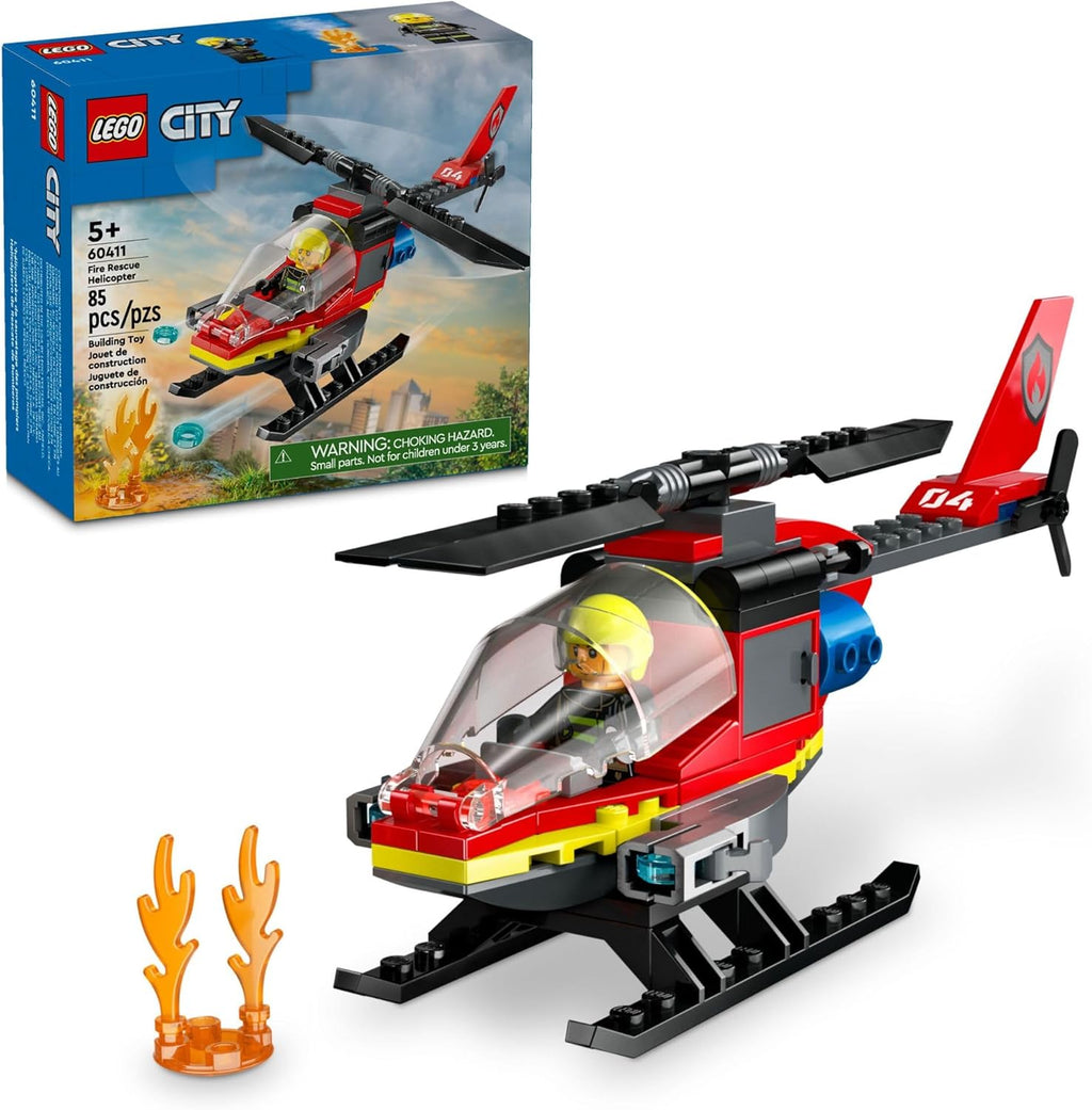 LEGO City Fire Rescue Helicopter Building