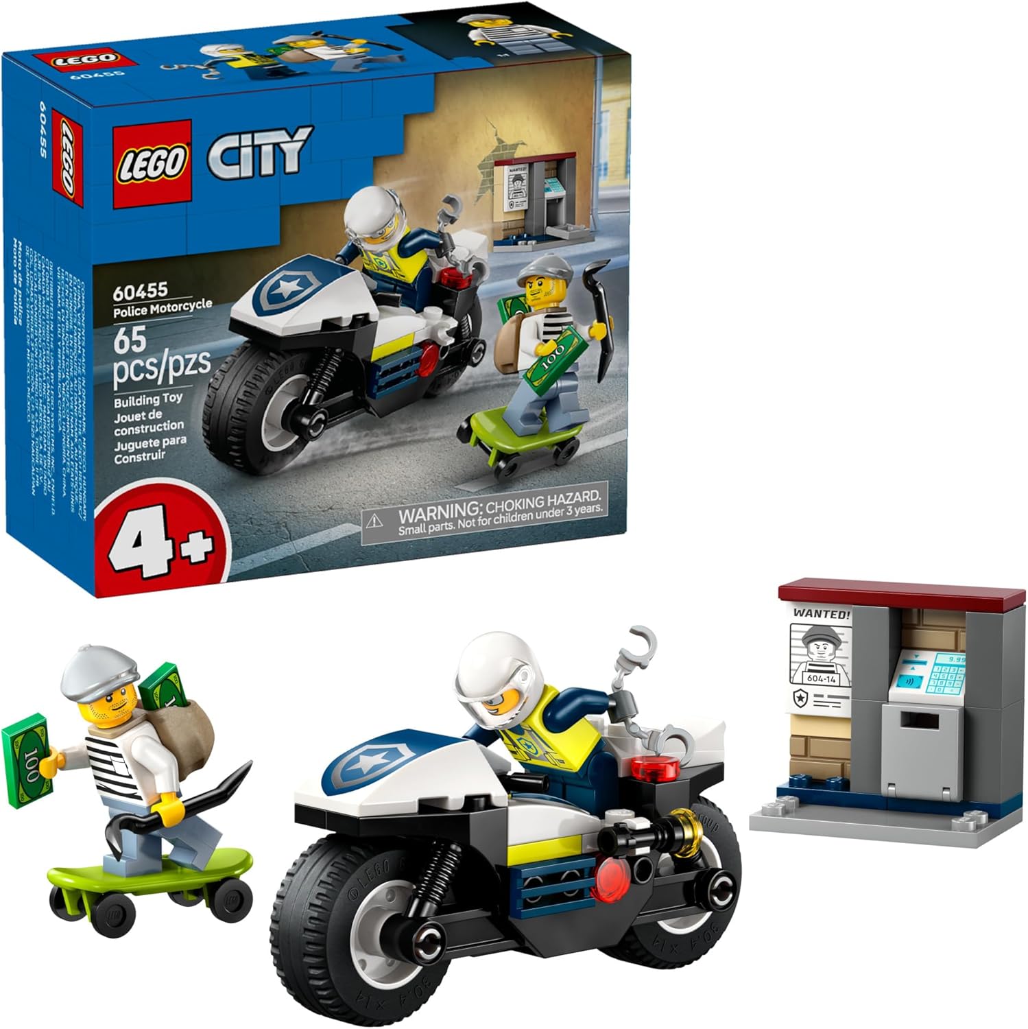 LEGO City Police Motorcycle Chase Building